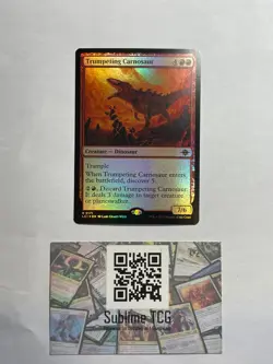 Trumpeting Carnosaur 171 LCI - Rare Foil The Lost Caverns of Ixalan - Image 1