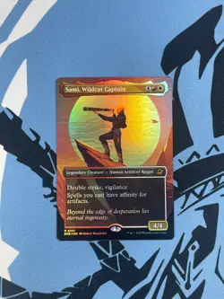 Sami, Wildcat Captain - Edge of Eternities 301 Borderless Foil MTG - Image 1