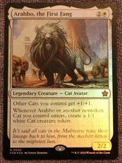Arahbo, the First Fang [New, Near Mint] *Foil* {Foundations MTG} - Image 1