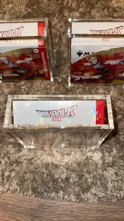 1x Magic The Gathering MTG: Spiderman Collector Booster Box Sealed Acrylic Case - Image 3