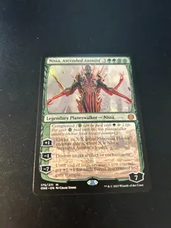 1x Nissa, Ascended Animist NM Phyrexia: All Will Be One ONE Magic MTG - Image 1