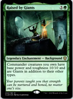 Raised by Giants (Foil) Commander Legends: Battle for Baldur's Gate, 250 NM - Image 1