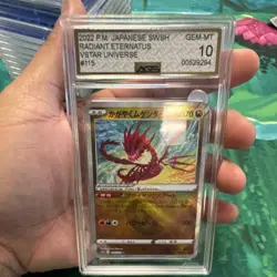 Pokemon TCG Vstar Universe Radiant Eternatus Holo 115/172 2022 AGS 10 Japanese - Image 1