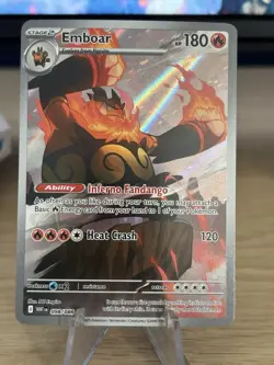 2025 Pokemon SV White Flare - WHT EN #098/086 Emboar Illustration Rare - Image 1