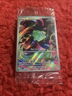 Bulbasaur 133/132 Illustration Rare Mega Evolution Promo Sealed Pokemon Card TCG - Image 1