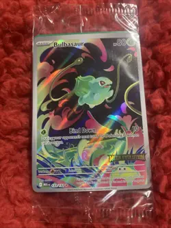 Bulbasaur 133/132 Illustration Rare Mega Evolution Promo Sealed Pokemon Card TCG - Image 3