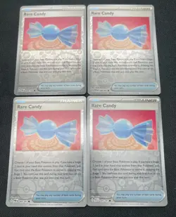 4x Rare Candy Reverse Holo 089/091 PLAYSET Scarlet & Violet Base Set Pokemon NM - Image 1