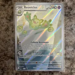 Pokemon TCG Black Bolt & White Flare Illustration Rare Reuniclus Promo SVP 212 - Image 1