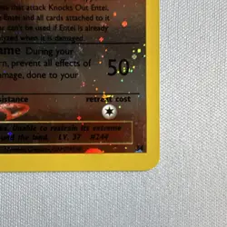 Pokemon Entei 34/53 Wotc Promo Reverse Holo Promo 80 HP English - Image 4