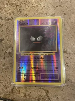 2016 Pokemon TCG Gastly Evolutions 47/108 Reverse Holo Common X3 PWE - Image 3