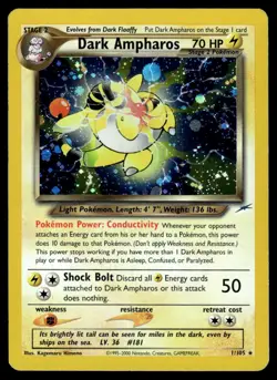 Dark Ampharos #1 - Rare HOLO - Pokemon Neo Destiny - NM - Image 1