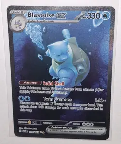 Blastoise EX 200/165 Special Illustration Rare Pokemon Sv: Scarlet & Violet 151 - Image 3