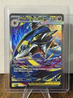 Pokemon Phantasmal Flames Mega Sharpedo EX SIR #127 Pack Fresh - Image 1