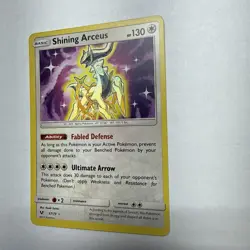 Pokemon TCG SHINING ARCEUS 57/73 Shining Legends Holo NM/M English US - Image 3