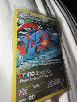 Salamence 2014-16 Pokemon XY Ancient Origins Black Star Promo #XY59 FULL ART MP - Image 3