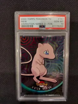PSA 10 Mew Foil 2000 Topps Pokemon - Image 1