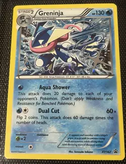 2016 Pokemon XY Black Star Promo Evolutions Holo Greninja #XY162 - Image 1