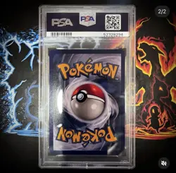 1999 Pokemon Base Set Charizard Holo Rare PSA 9 Mint - Image 2
