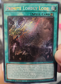 2020 YuGiOh Primite Lordly Lode Prismatic 1st Edition ROTA-EN058 - Image 1