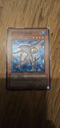 Yugioh - Abyss Soldier CMC-EN001 - SUPER RARE PROMO - Image 1