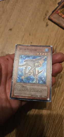 Yugioh - Abyss Soldier CMC-EN001 - SUPER RARE PROMO - Image 5