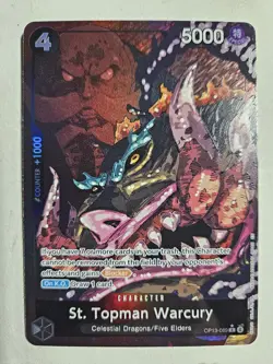 One Piece TCG St. Topman Warcury OP13-089 Alternate Art Alt English NM - Image 1