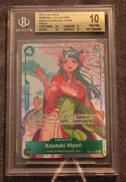 One Piece Kouzuki Hiyori EB01-013 R Alt Art Memorial Collection BGS 10 - Image 1