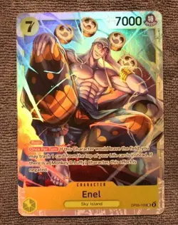Enel OP05-100 SR One Piece TCG Awakening Of The New Era English NM - Image 1