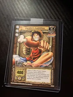 One Piece CCG The Quest Begins Pirate’s Ambition Luffy PR001 Shonen Jump Promo - Image 1