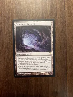 Gemstone Caverns the List Reprints Regular Card, Near Mint Condition MTG - Image 1