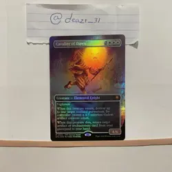 Cavalier of Dawn (Borderless) Special Guests Foil MTG #84 - Image 1
