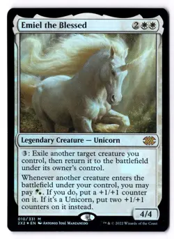 Emiel The Blessed NM* FOIL Double Masters 2022 ENGLISH 010/331 mtg -UnltdCards - Image 1