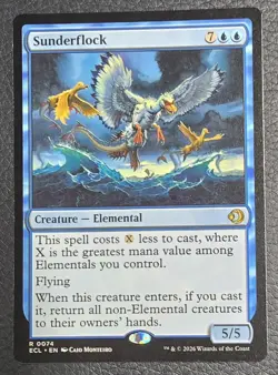 Sunderflock Lorwyn Eclipsed Regular MTG Magic NM Card - Image 1