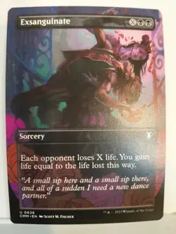 Exsanguinate (Borderless) Commander Masters Regular - Image 1