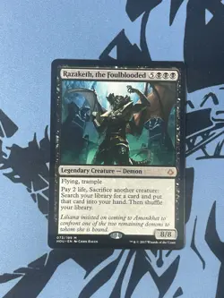 MTG Razaketh, the Foulblooded Hour of Devastation 073/199 Regular Mythic MTG - Image 1