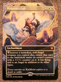 MTG - Valkyrie's Call (Borderless) #302 - Foundations Regular - Image 1