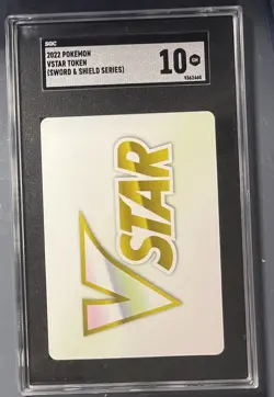 2022 Pokemon Insert Cards Vstar Marker GEM MT SGC 10 - Image 1