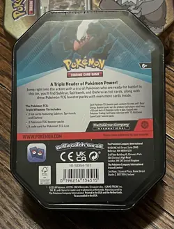 3 x Triple Whammy Collector Sealed Tins (Complete Tin Set) Pokemon TCG - Image 3
