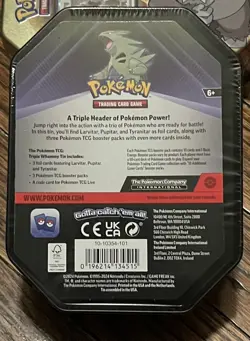 3 x Triple Whammy Collector Sealed Tins (Complete Tin Set) Pokemon TCG - Image 4