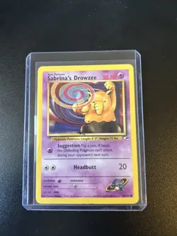 Sabrina's Drowzee 92/132 Common Gym Heroes Pokemon Card - Image 1
