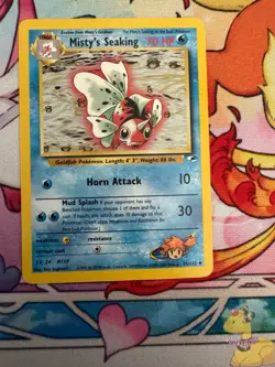 Pokemon TCG Misty's Seaking Gym Heroes Card 55/132 Unlimited Uncommon - Image 4