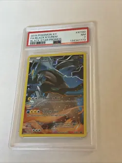 Pokemon TCG Black Kyurem XY80 Full Art Black Star Holo - Image 1