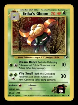 Erika's Gloom 46/132 Gym Heroes Unlimited Uncommon Pokemon TCG - Image 1