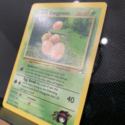 Pokemon TCG Erika's Exeggcute Gym Heroes 43/132 Unlimited Atsuko Nishida LP - Image 2