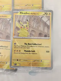 10x Pokemon Pikachu at the Museum Sealed Jumbo Promo TCG - Image 2