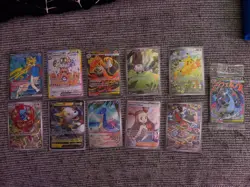 Pokemon Lot Of 12 Full Art Rare Cards Near Mint Pack Fresh - Image 1