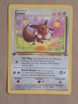 Eevee Common 1st Edition Jungle 51/64 Pokemon - Image 1