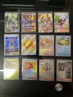 Pokemon Card Bundle x12 Full Arts Promos Pokeball Reverse - Image 1