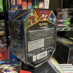 Pokemon TCG Divergent Powers Hisuian Samurott V Tin. Evolving Skies - Image 3
