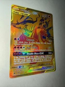 Pokemon TCG Reshiram and Charizard GX Tag Team Promo Card SM247 - Image 2